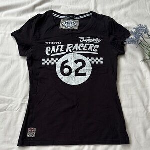 Superdry Black Cafe Racers Tee